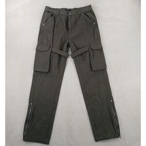 Standard Cloth Small 30x30‎ Mens Cargo Pants Baker Military Utility Side Zippers